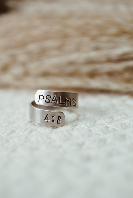 Bible Verse Wrap Ring