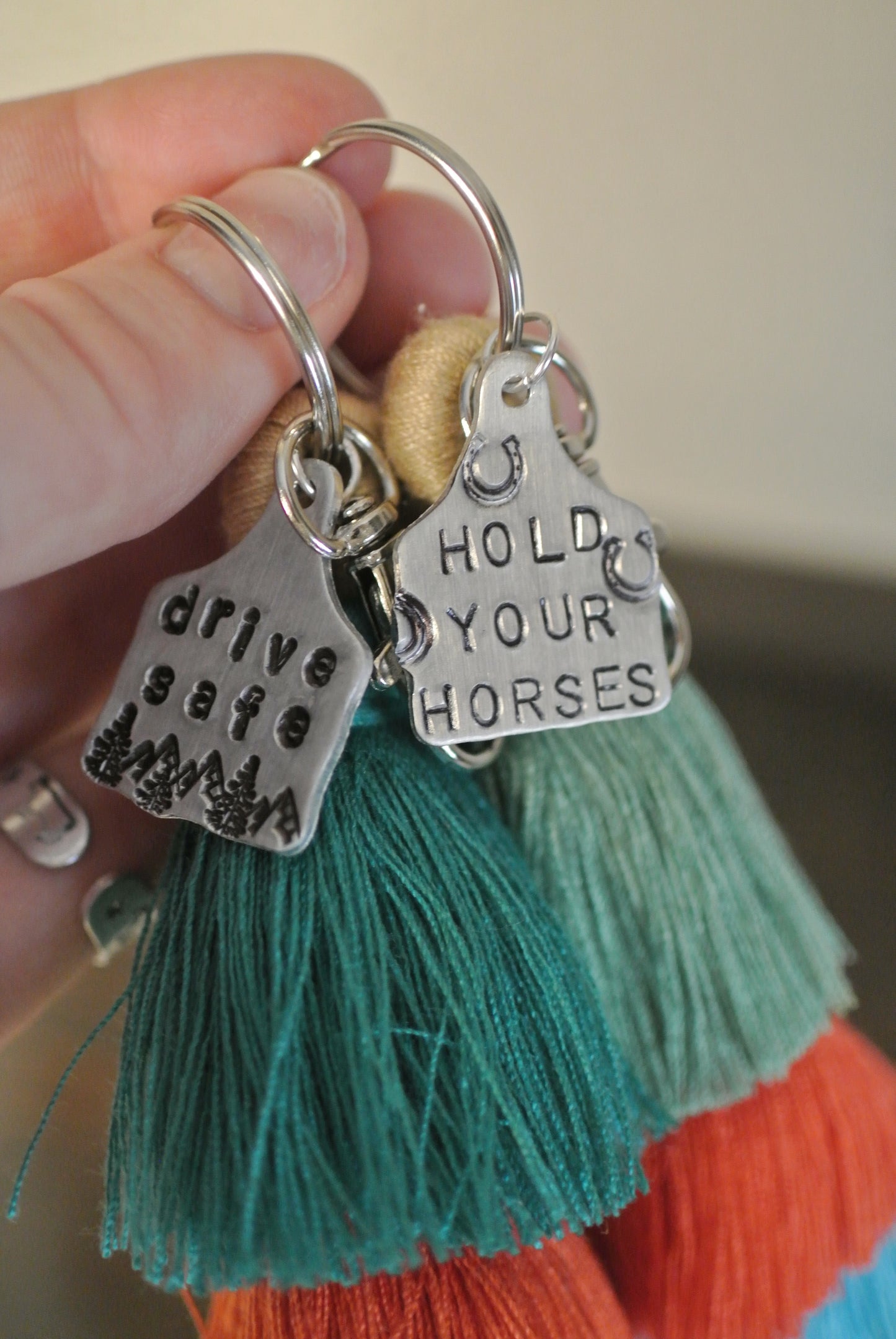 Custom Key Chains W/ Tassel