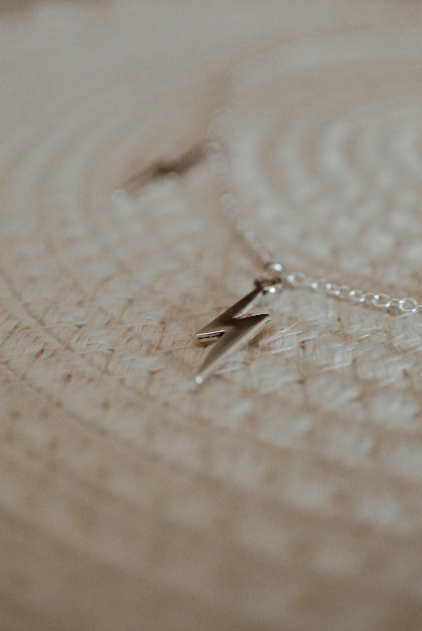 Lightning Bolt Charm Necklace