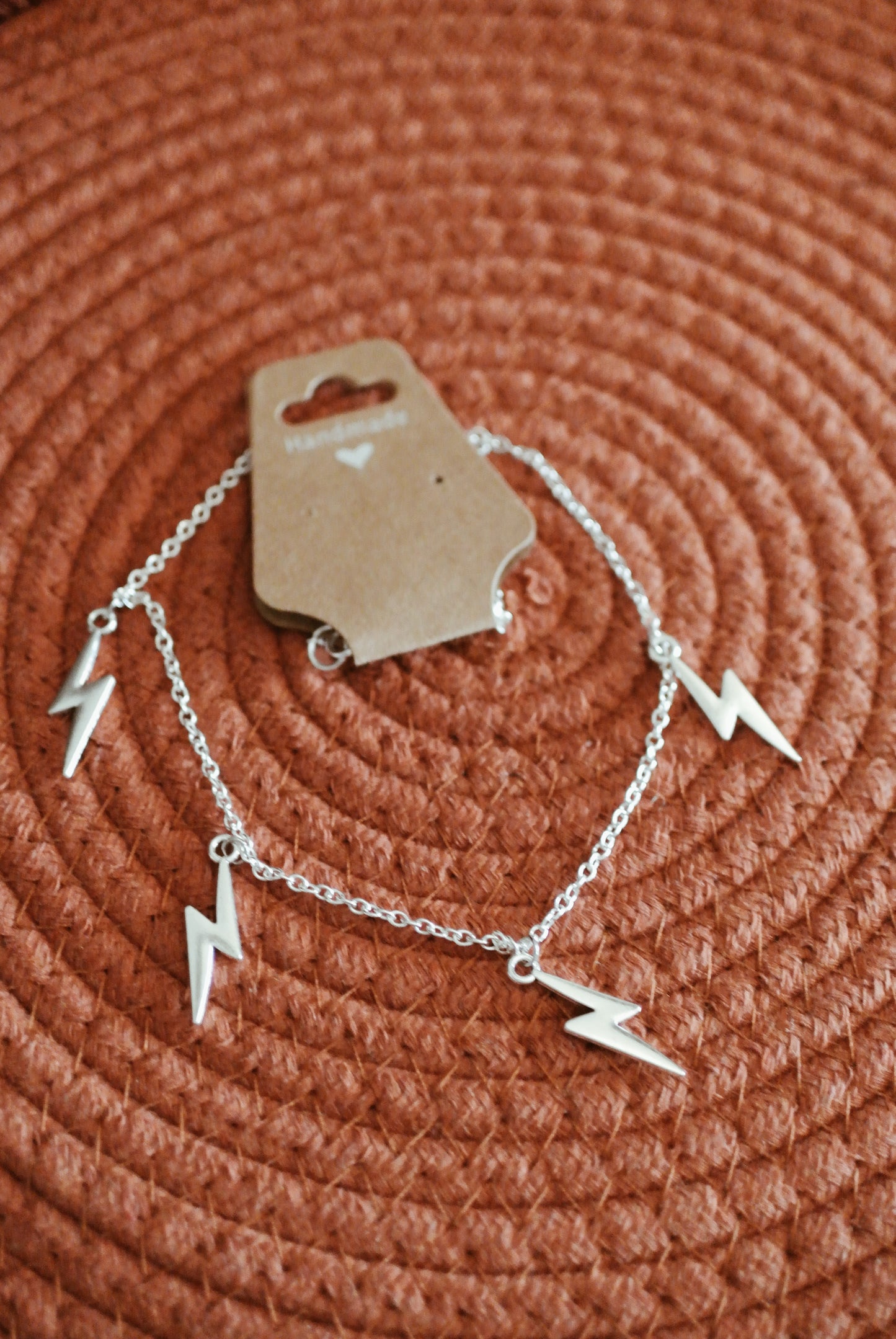 Lightning Bolt Charm Necklace