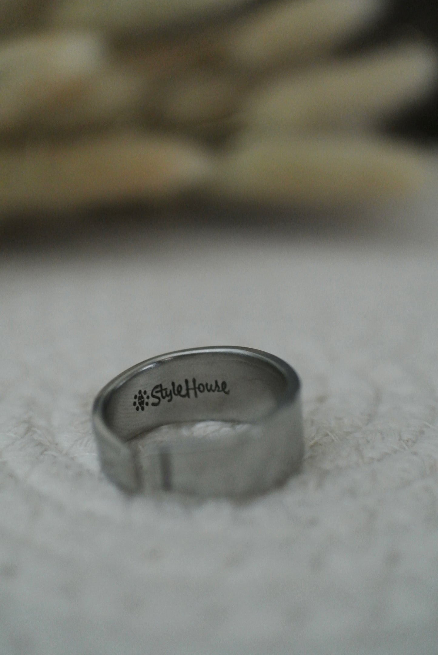 Stainless Spoon Ring (10.5)