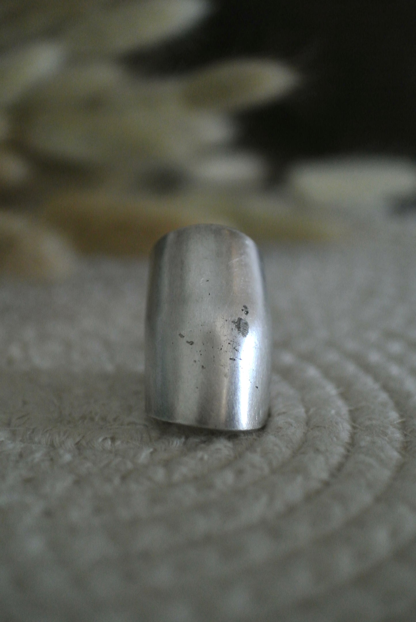 Silver Plated Spoon Ring (7.5)