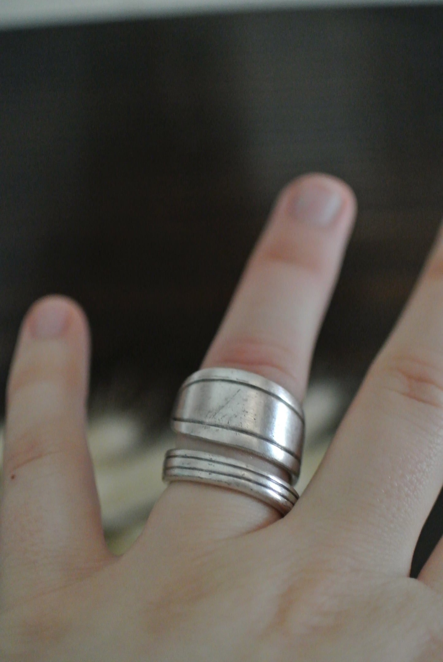 Silver Plated Spoon Ring (8)