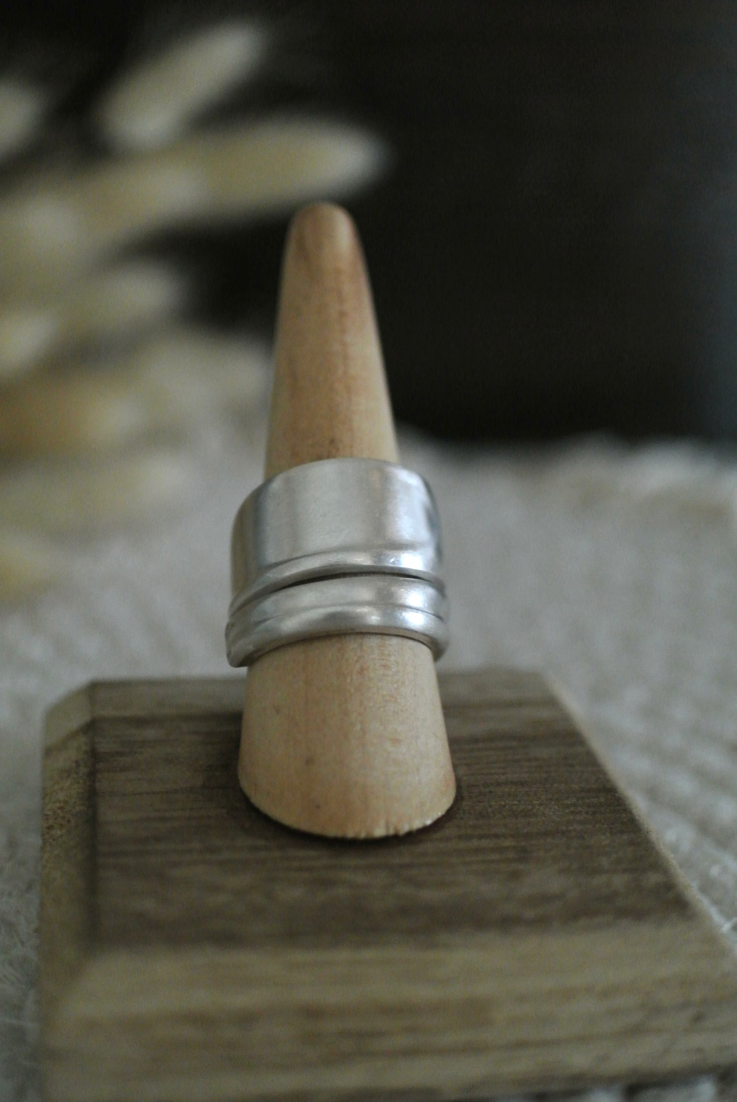 Silver Plated Spoon Ring (9)