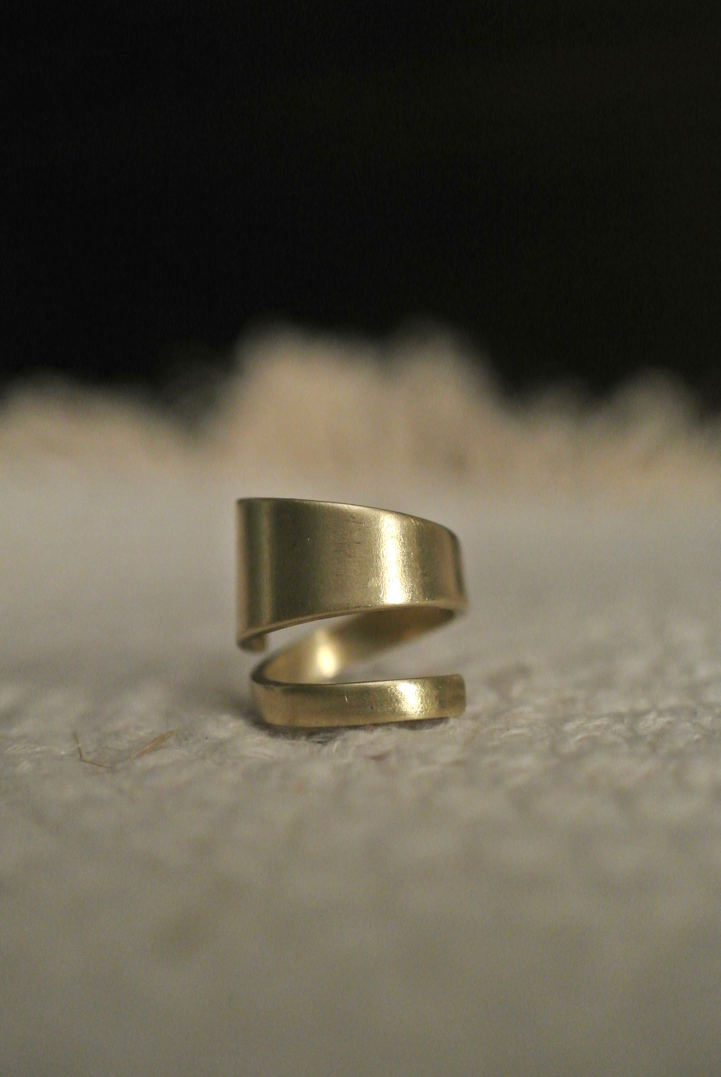 Brass Spoon Ring (6.5)