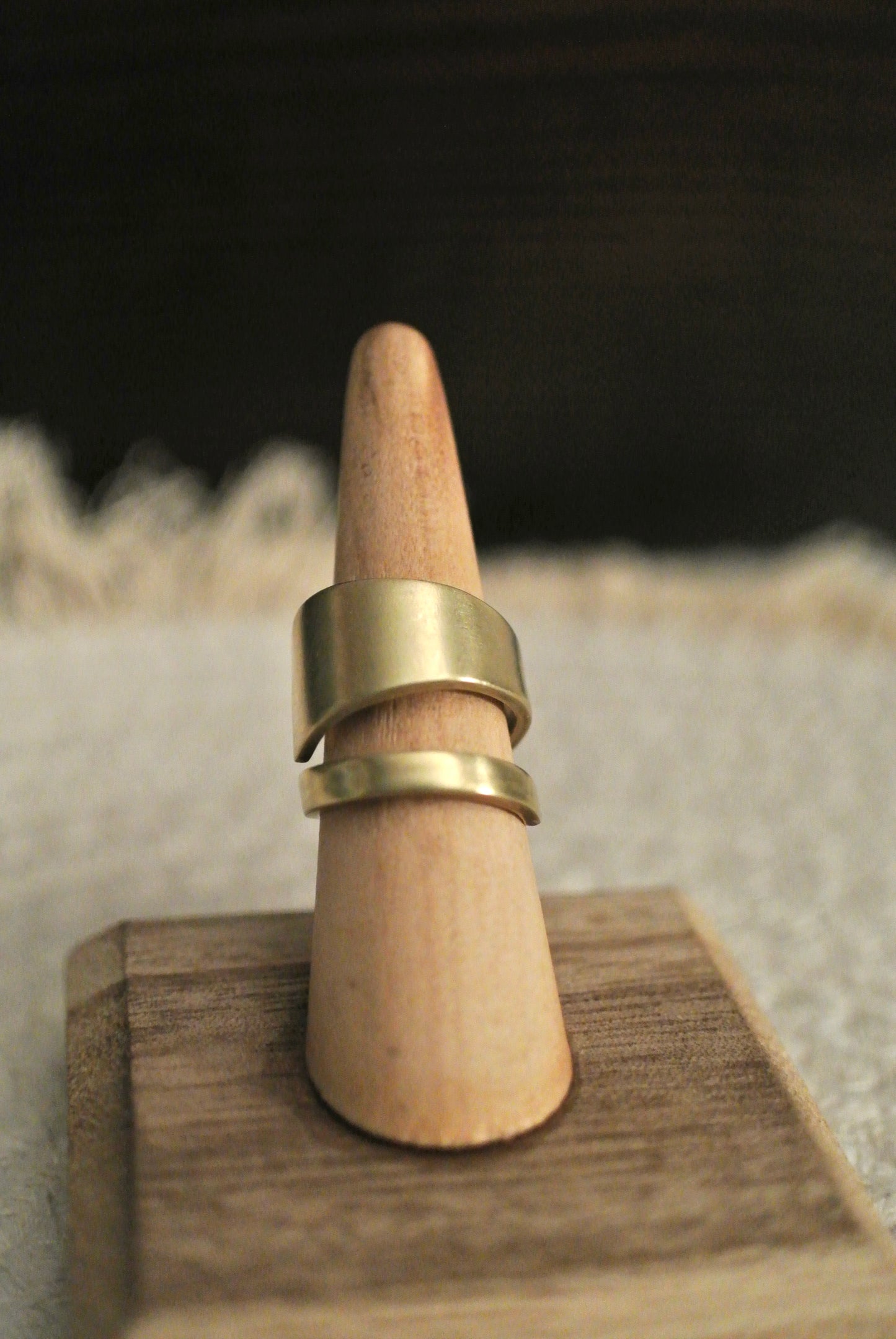 Brass Spoon Ring (6.5)