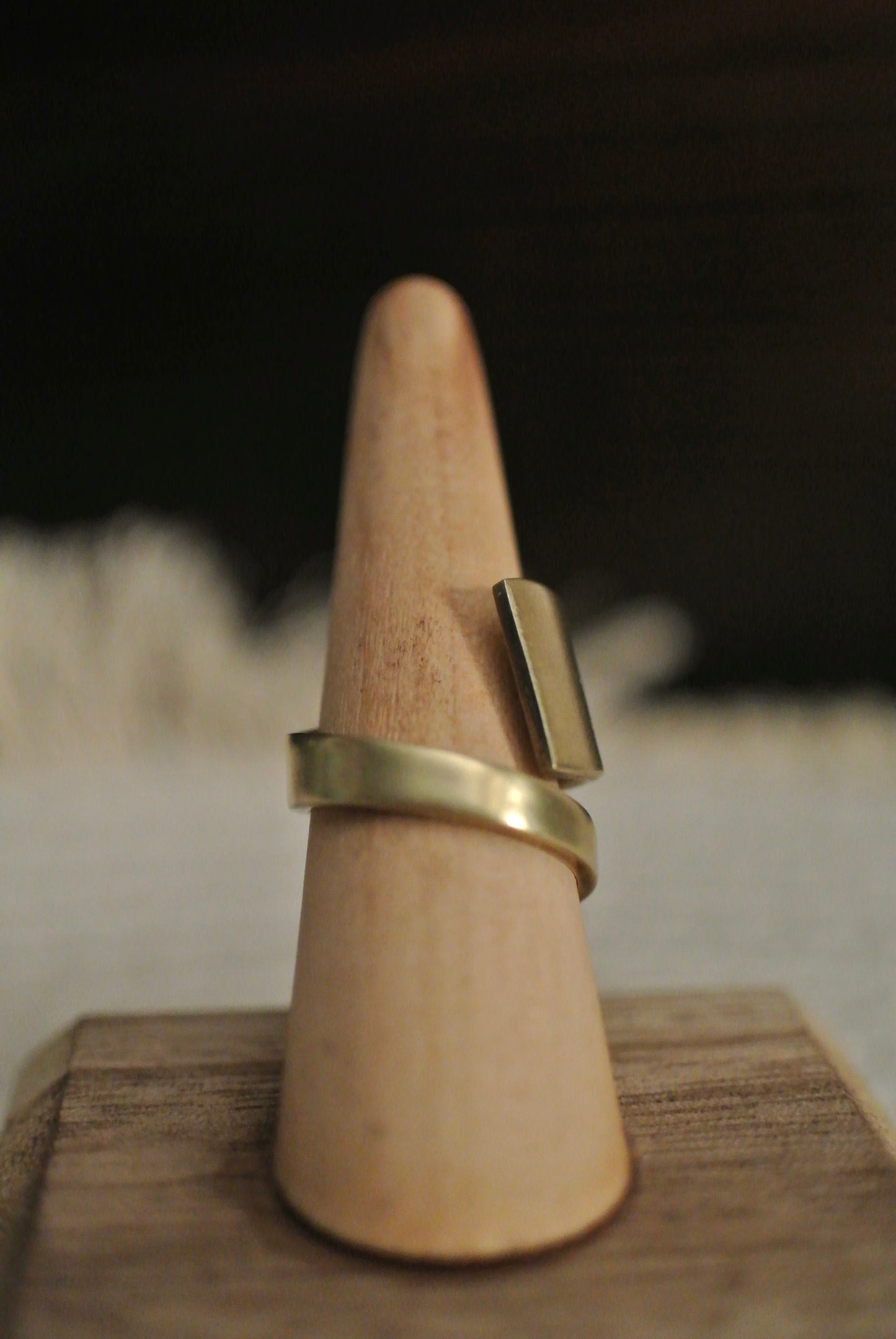 Brass Spoon Ring (6.5)