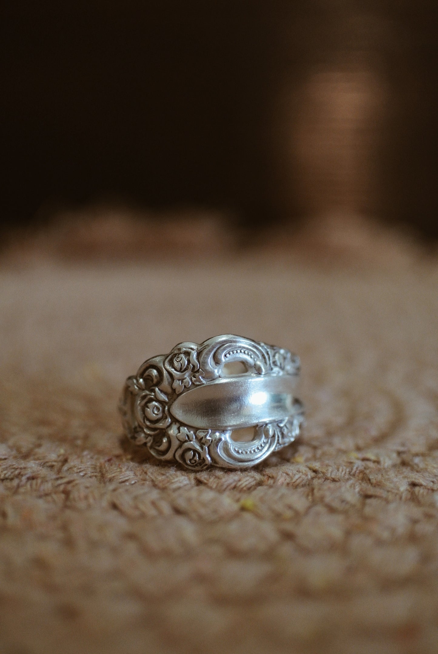 Silver Plated Spoon Ring