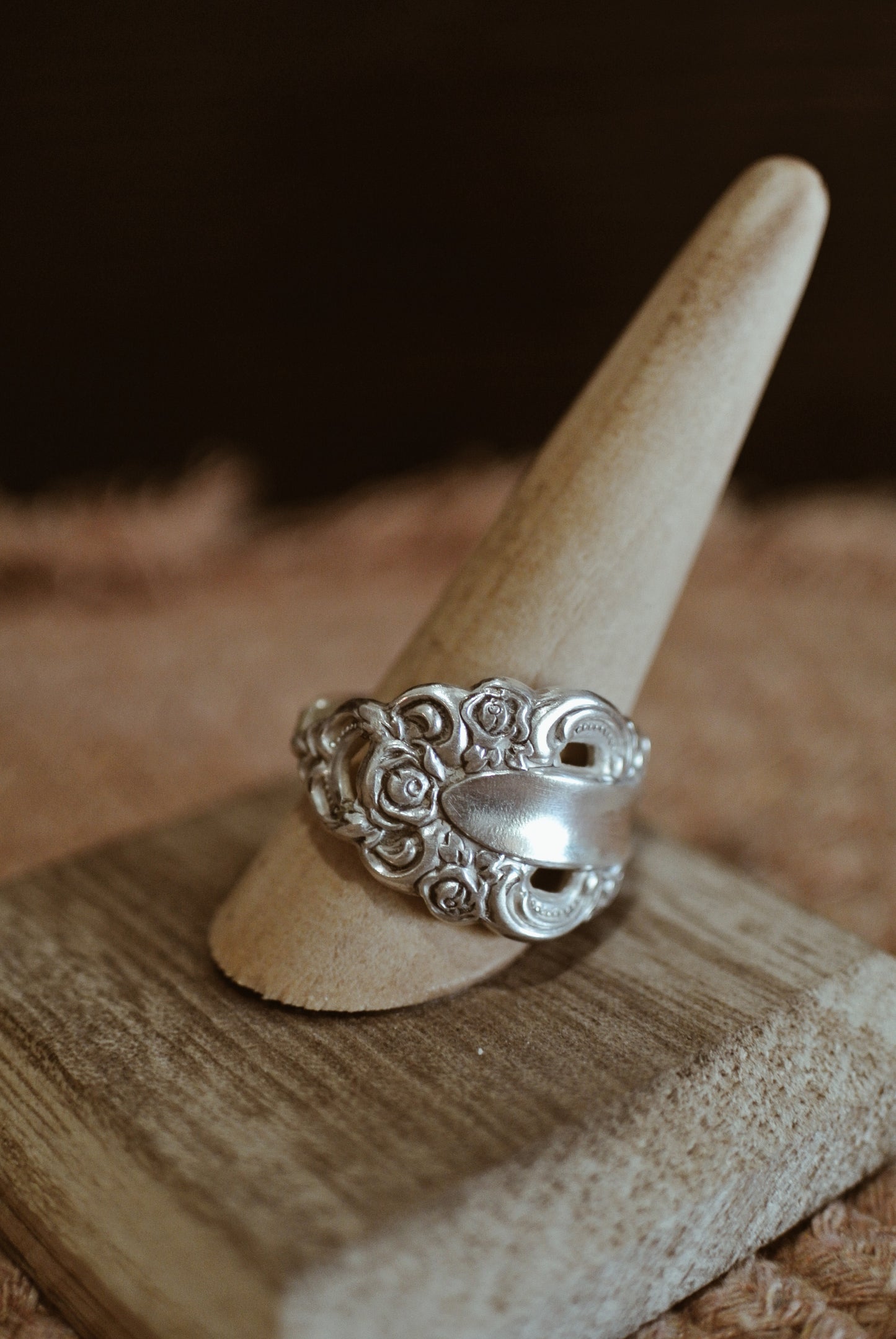 Silver Plated Spoon Ring