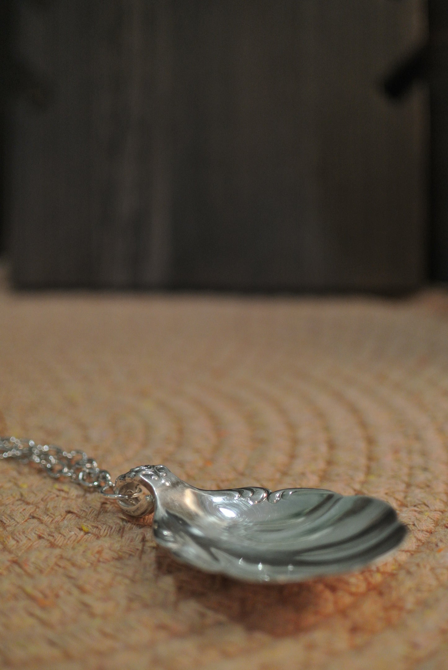 Silver Plated Spoon Necklace