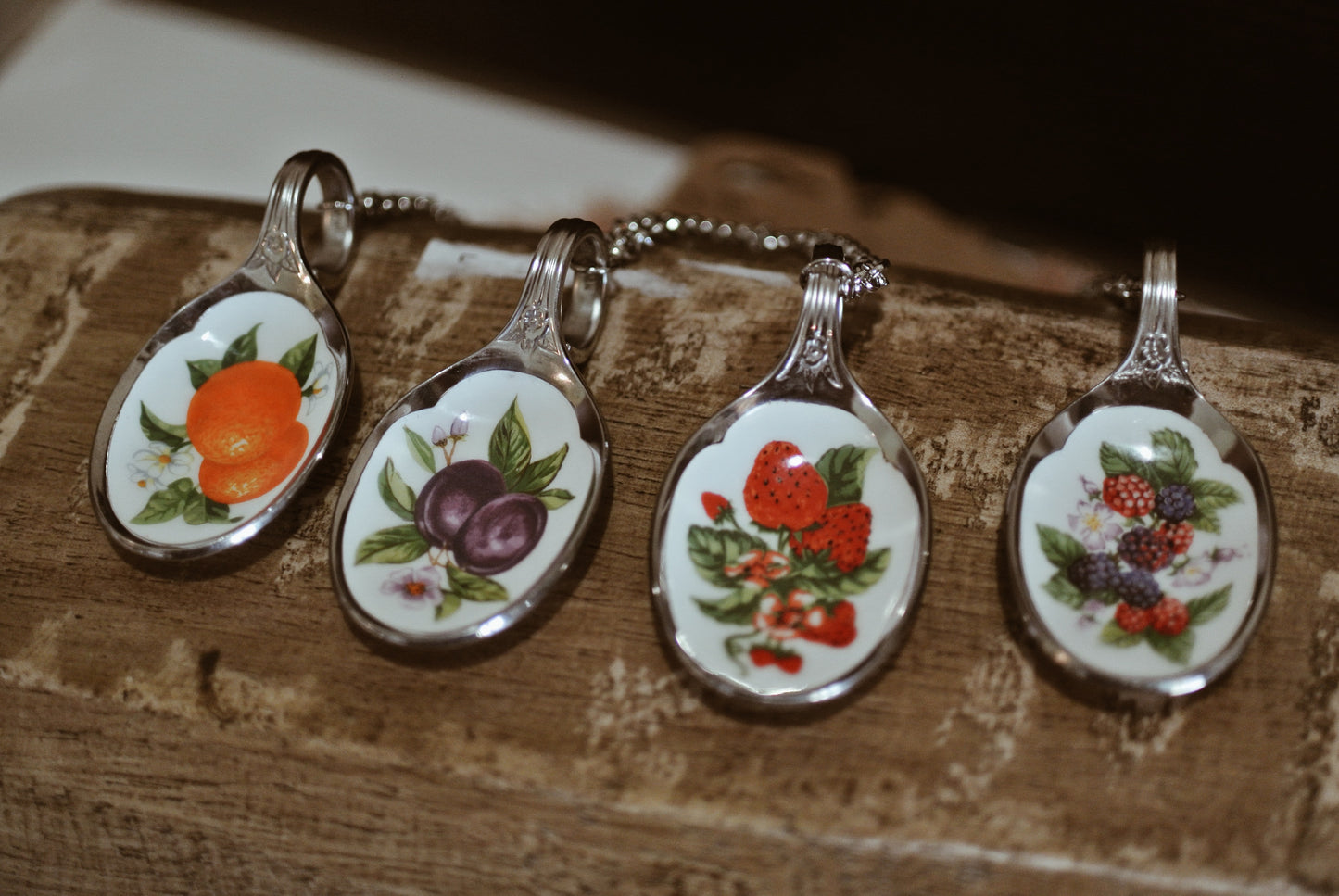 Fruit Spoon Necklaces