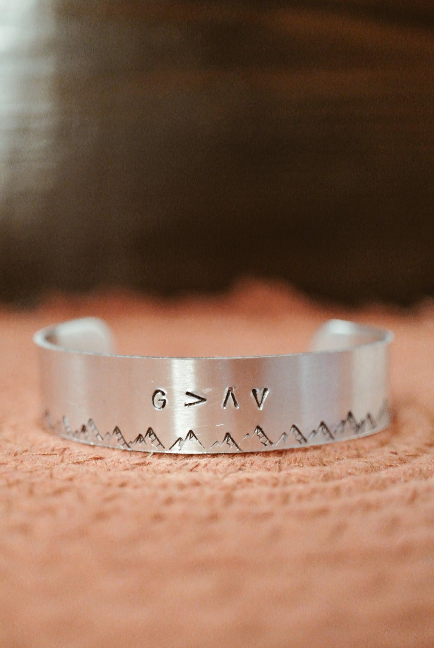 Gods Greater Than The Highs and Lows + Mountains Bracelet